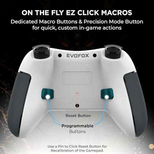 EvoFox One S Universal 3-Mode Wireless Gaming Controller (Without Receiver & Acessories) - Image 4