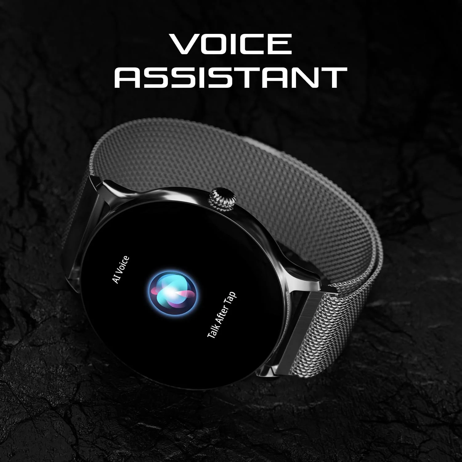 Fire-Boltt Ace Luxury Phoenix AMOLED Stainless Steel Smart Watch 36.32mm (1.43 inch), 700 NITS Brightness, Stainless Steel Rotating Crown, Multipe Sports Modes & 360 Health - Image 5
