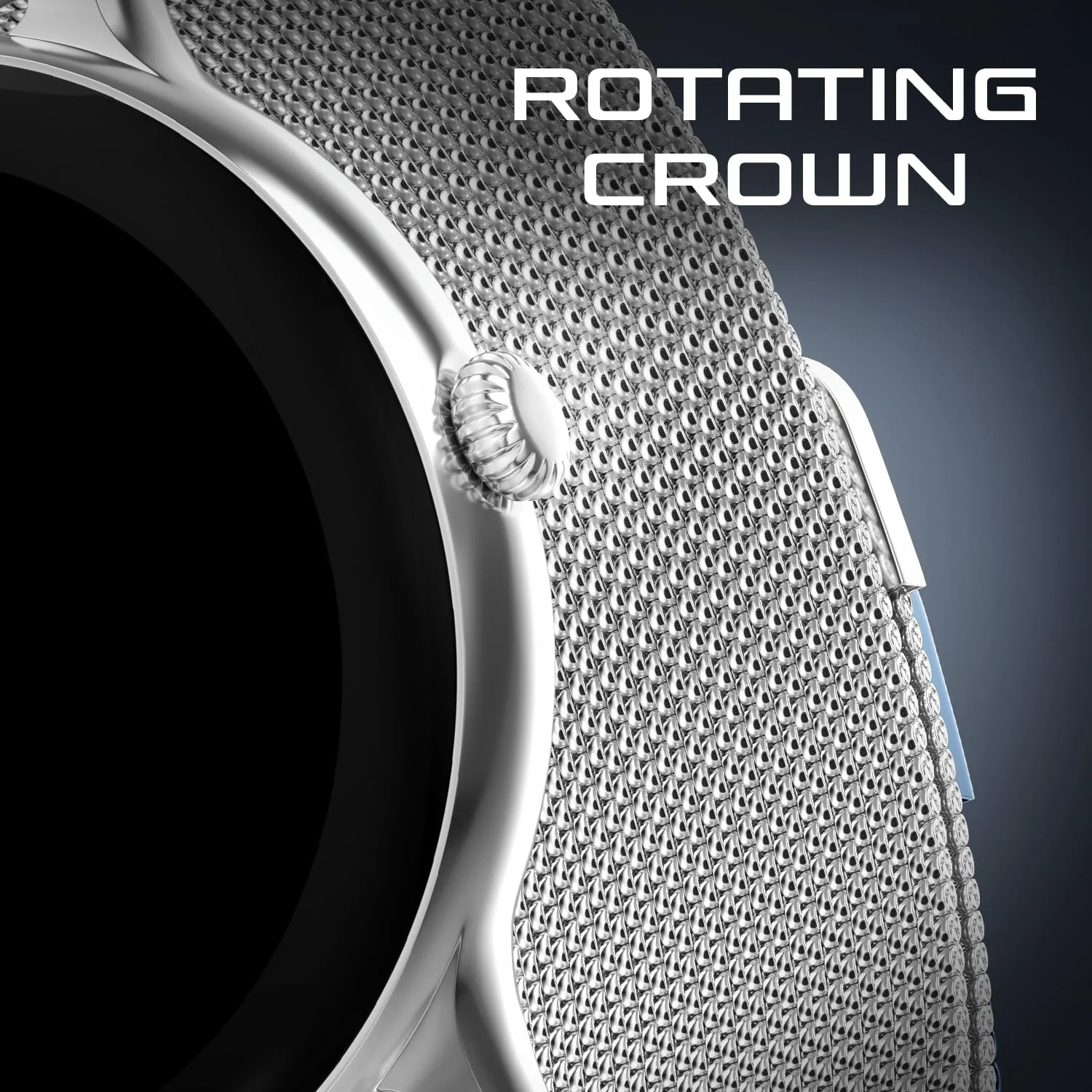 Fire-Boltt Ace Luxury Phoenix AMOLED Stainless Steel Smart Watch 36.32mm (1.43 inch), 700 NITS Brightness, Stainless Steel Rotating Crown, Multipe Sports Modes & 360 Health - Image 6