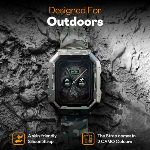Fire-Boltt Cobra Smart Watch 1.78" Always-On AMOLED Display, Army Grade Strong Build, Bluetooth Calling with 123 Sports Modes, 60 Hz Refresh Rate, IP68 Rating - Image 11