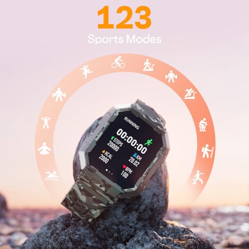Fire-Boltt Cobra Smart Watch 1.78" Always-On AMOLED Display, Army Grade Strong Build, Bluetooth Calling with 123 Sports Modes, 60 Hz Refresh Rate, IP68 Rating - Image 6