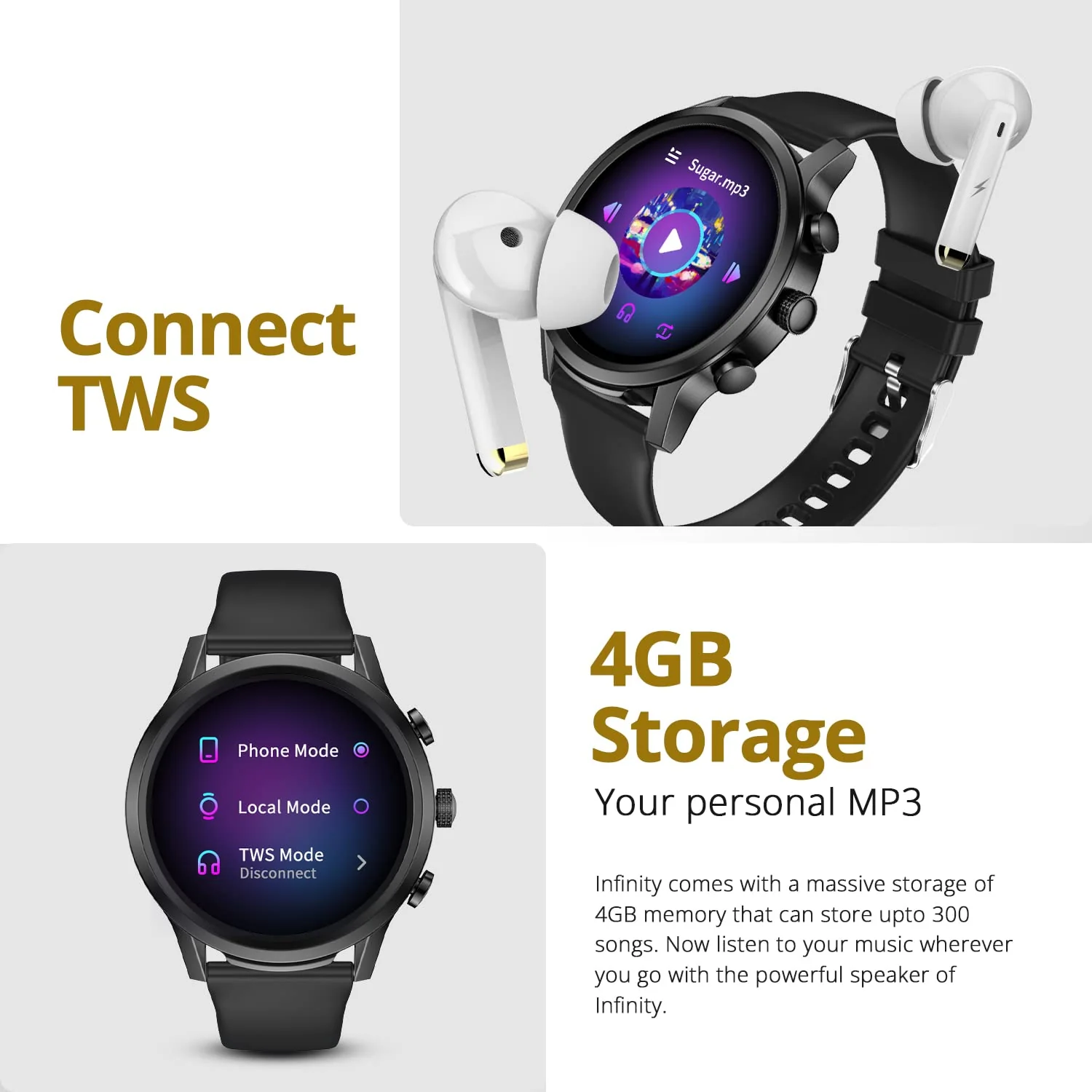 Fire-Boltt Infinity 1.6" Round Display Smart Watch - Image 7