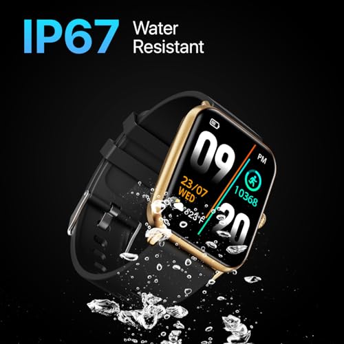 Fire-Boltt Ninja Call Pro Bluetooth Calling Smart Watch,1.69” HD Display,AI Outfit Watch Face, 2 Looks in 1 Watch, Extra Straps at ₹99, 120+ Sports Modes, Smartwatch for Men & Women (Gold Black) - Image 6
