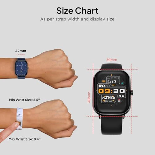 Fire-Boltt Ninja Call Pro Max Bluetooth Calling Smart Watch, 2.01" HD Display, 120+ Sports Modes, Health Suite, AI Voice Assistance, SpO2 & Heart Rate Monitor Smartwatch for Men & Women - Image 7