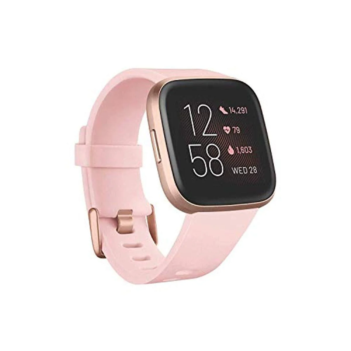 Fitbit Versa 2 FB507BKBK Health & Fitness Smartwatch (S & L Bands Included) - Image 9