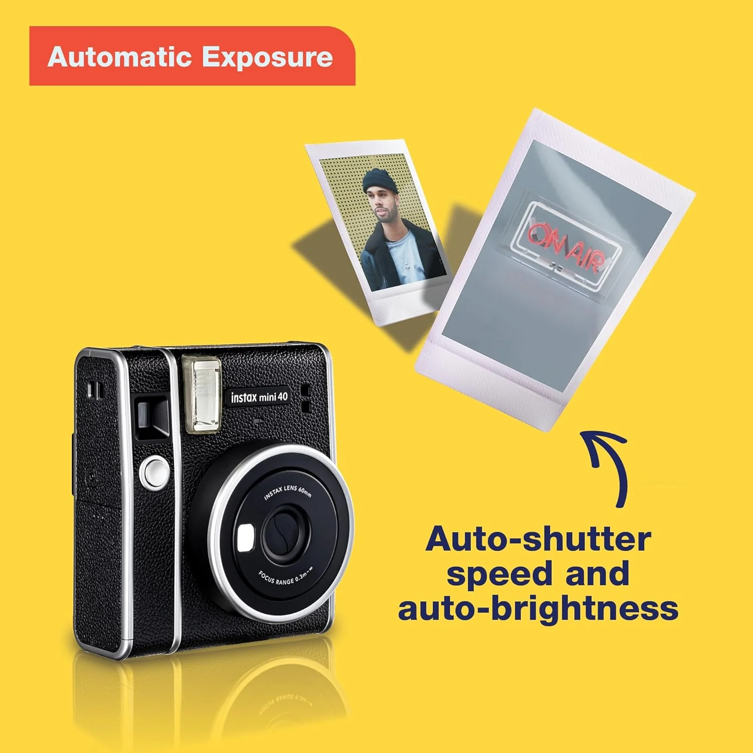 Fujifilm Instax Mini 40 Instant Camera - Image 5
