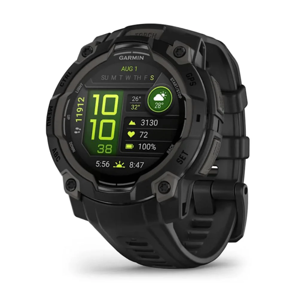 Garmin Instinct® 3, AMOLED Display, Rugged Outdoor GPS Smartwatch, Metal-Reinforced Bezel, Built-in Flashlight, Up to 18 Days of Battery Life, Black - Image 4