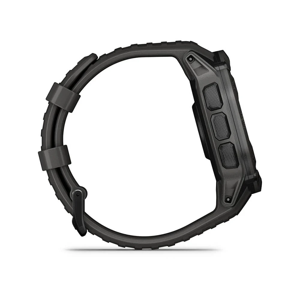 Garmin Instinct 2X Solar, Large Rugged GPS Smartwatch, Built-in Sports Apps and Health Monitoring, Solar Charging and Ultratough Design Features, Graphite - Image 4