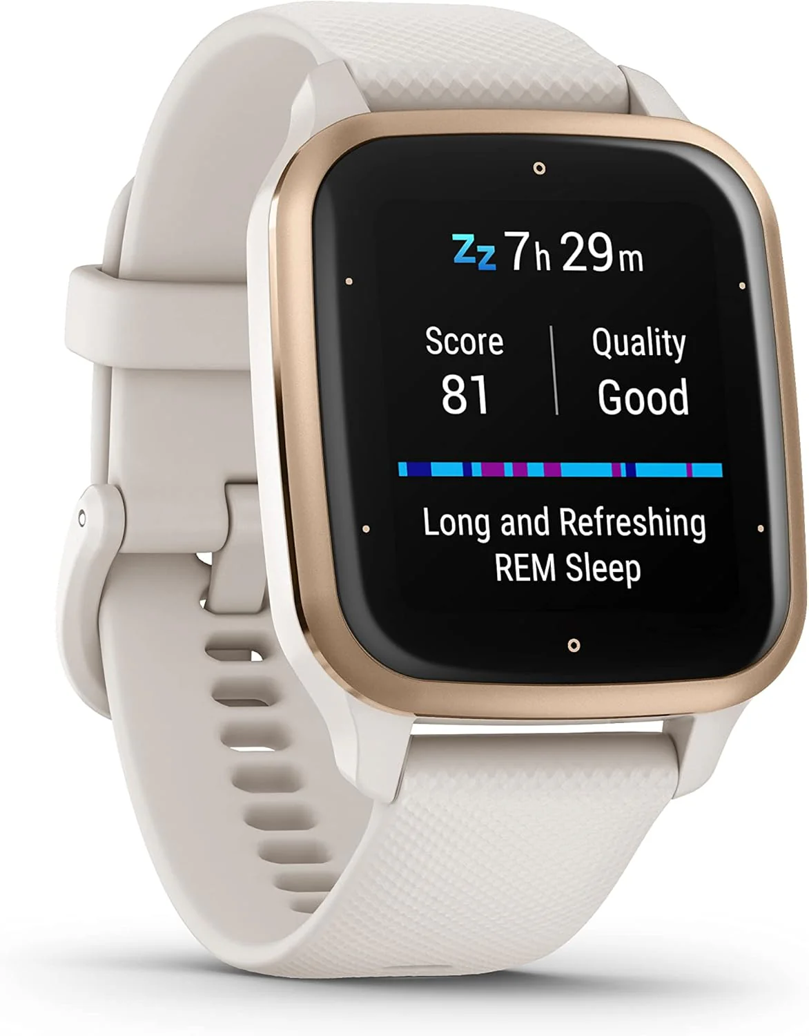 Garmin Venu Sq 2, Music, Ivory/Peach Gold, KOR/SEA - Image 3