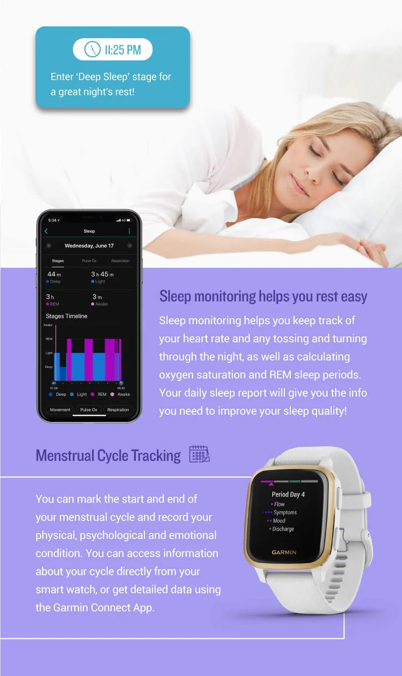 Garmin Venu SQ, GPS smartwatch with Bright Touchscreen Display - Image 7