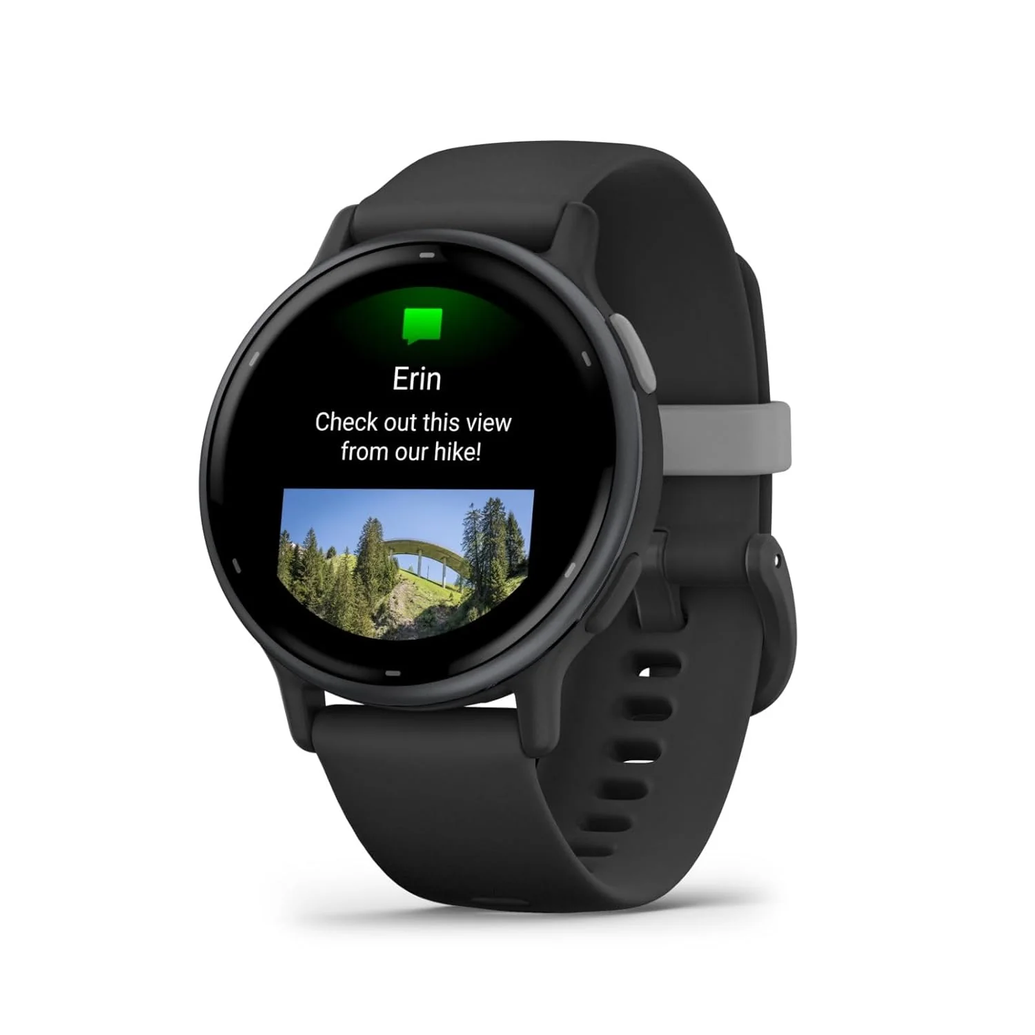 Garmin Vivoactive 5, Health and Fitness GPS Smartwatch, AMOLED Display, Up to 11 Days of Battery |Slate Aluminum Bezel with Black Case and Silicone Band - Image 6