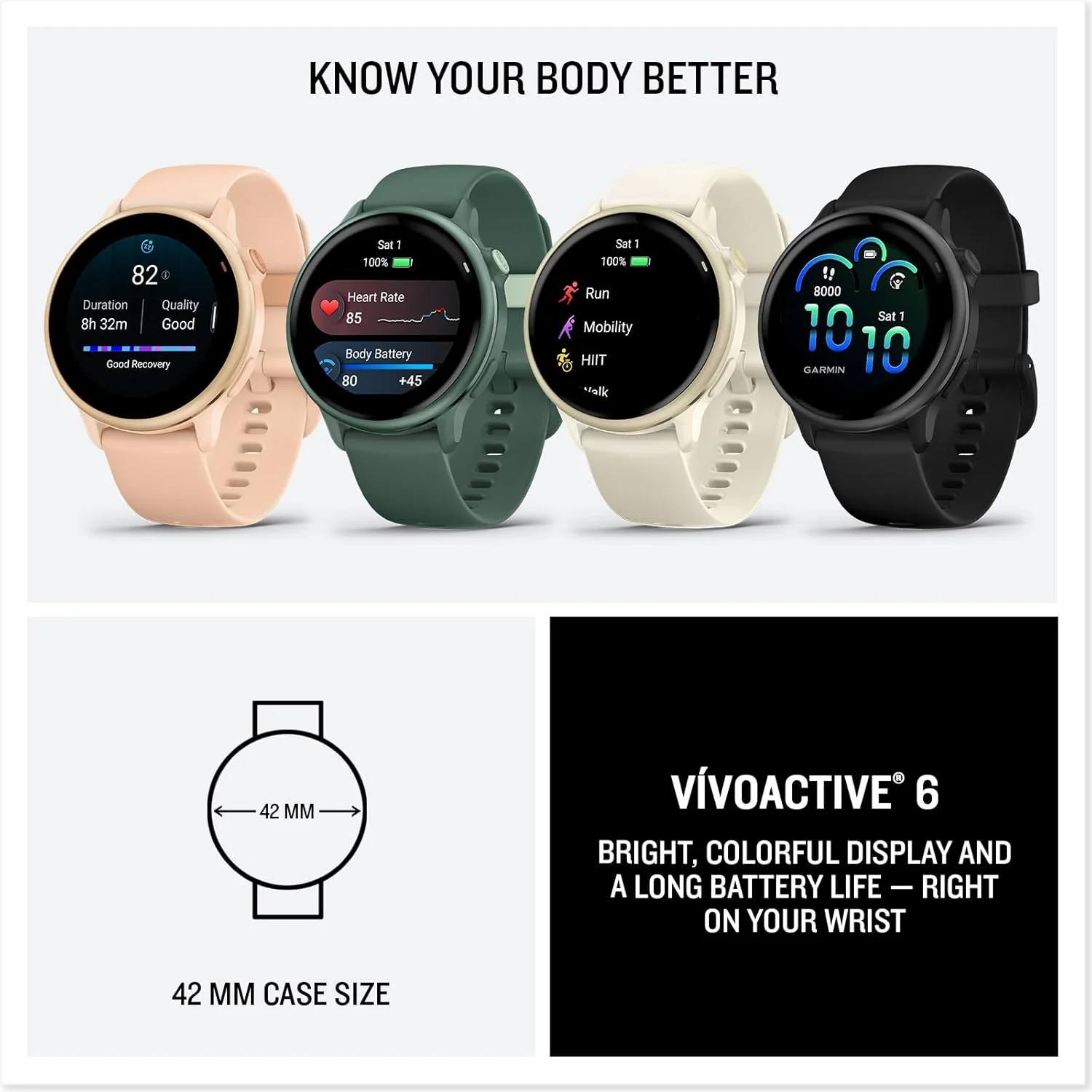 Garmin vívoactive® 6, Health and Fitness GPS Smartwatch, AMOLED Display, Up to 11 Days of Battery - Image 7