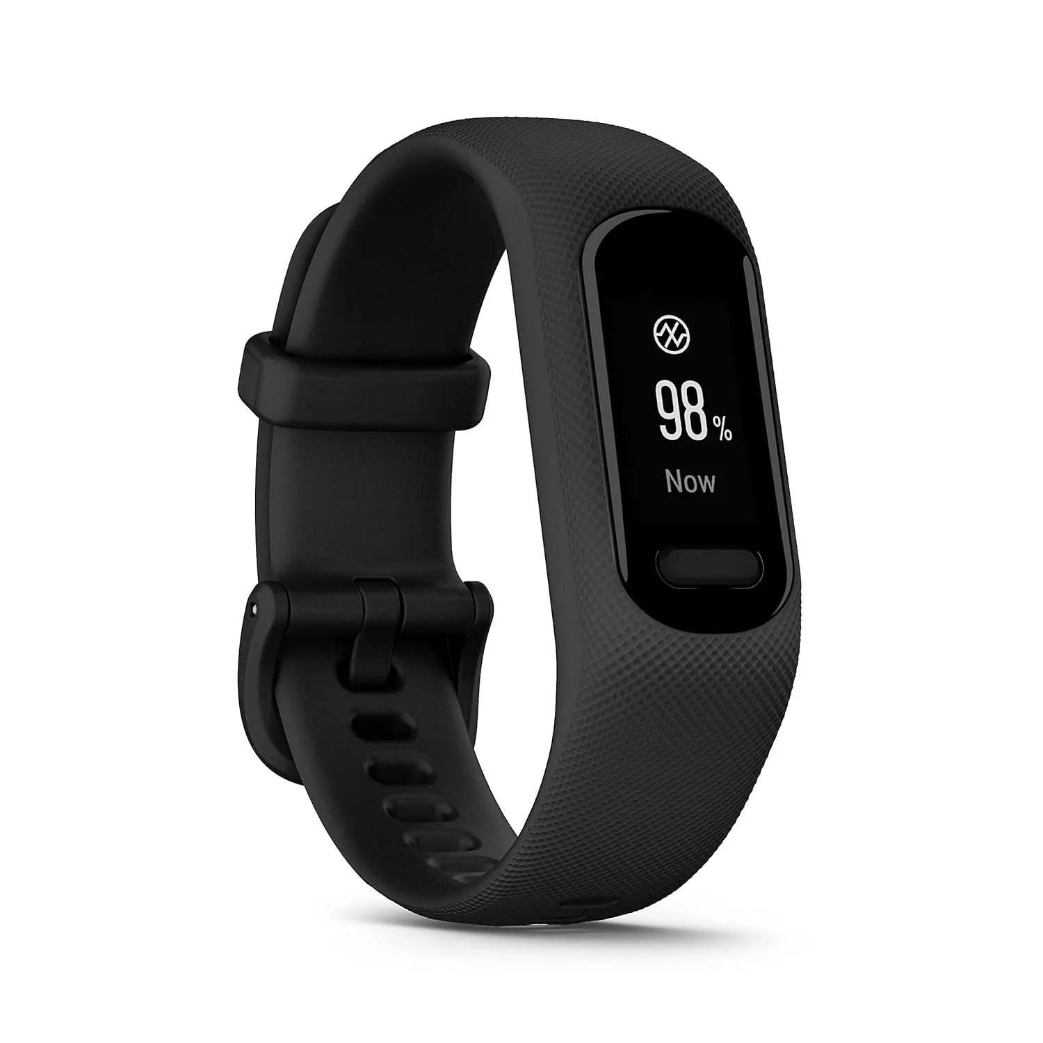 Garmin Vivosmart 5 with OLED Display, Health and Fitness Tracker,SPO2 and 24/7 Heart Rate, Battery Upto 7 Days, Advance Sleep Monitoring and Stress Tracking, 5ATM Water Rating - Black with Large Band - Image 3