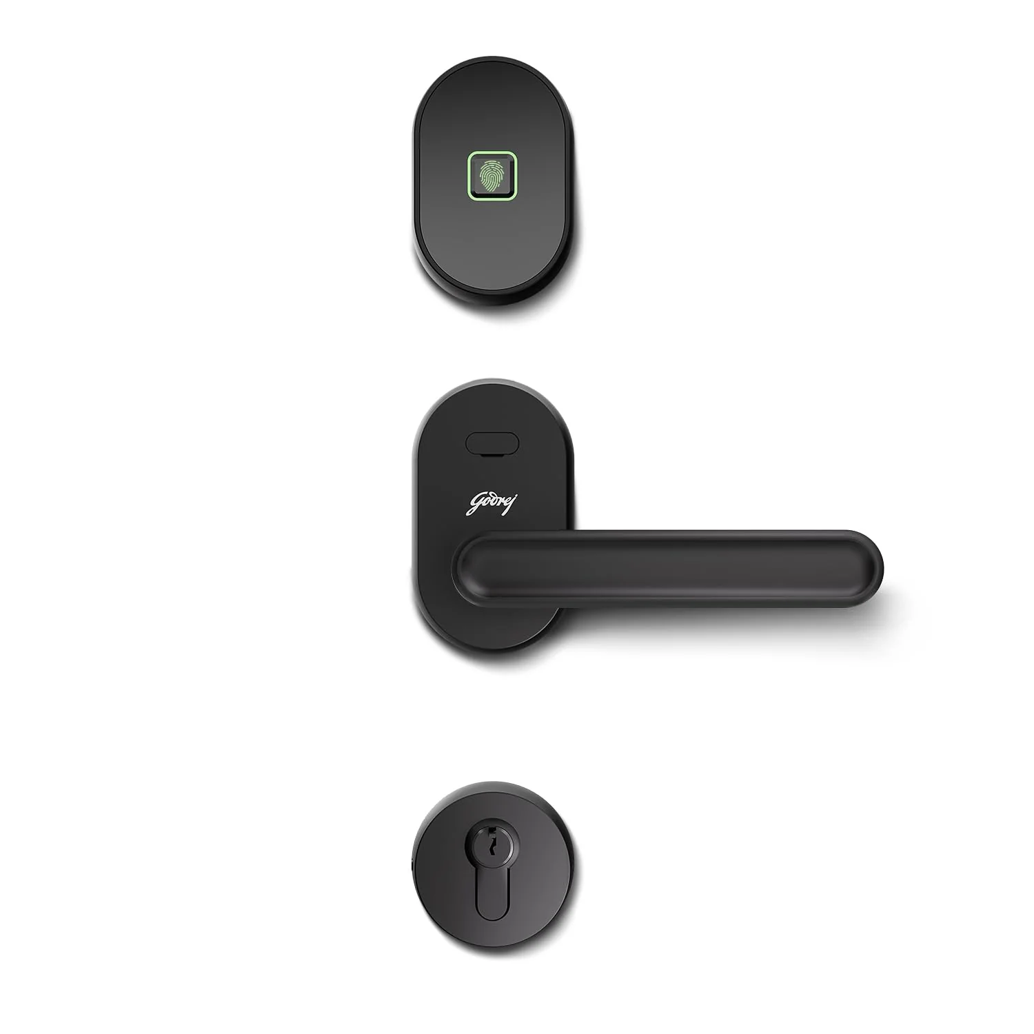 Godrej Advantis Smart Lock | GSL D1R | 3 in 1 Digital Lock I Fingerprint, Mobile App & BLE | Ideal for Right-Hand, Outside Opening Doors I 3-Yrs Warranty I Made in India