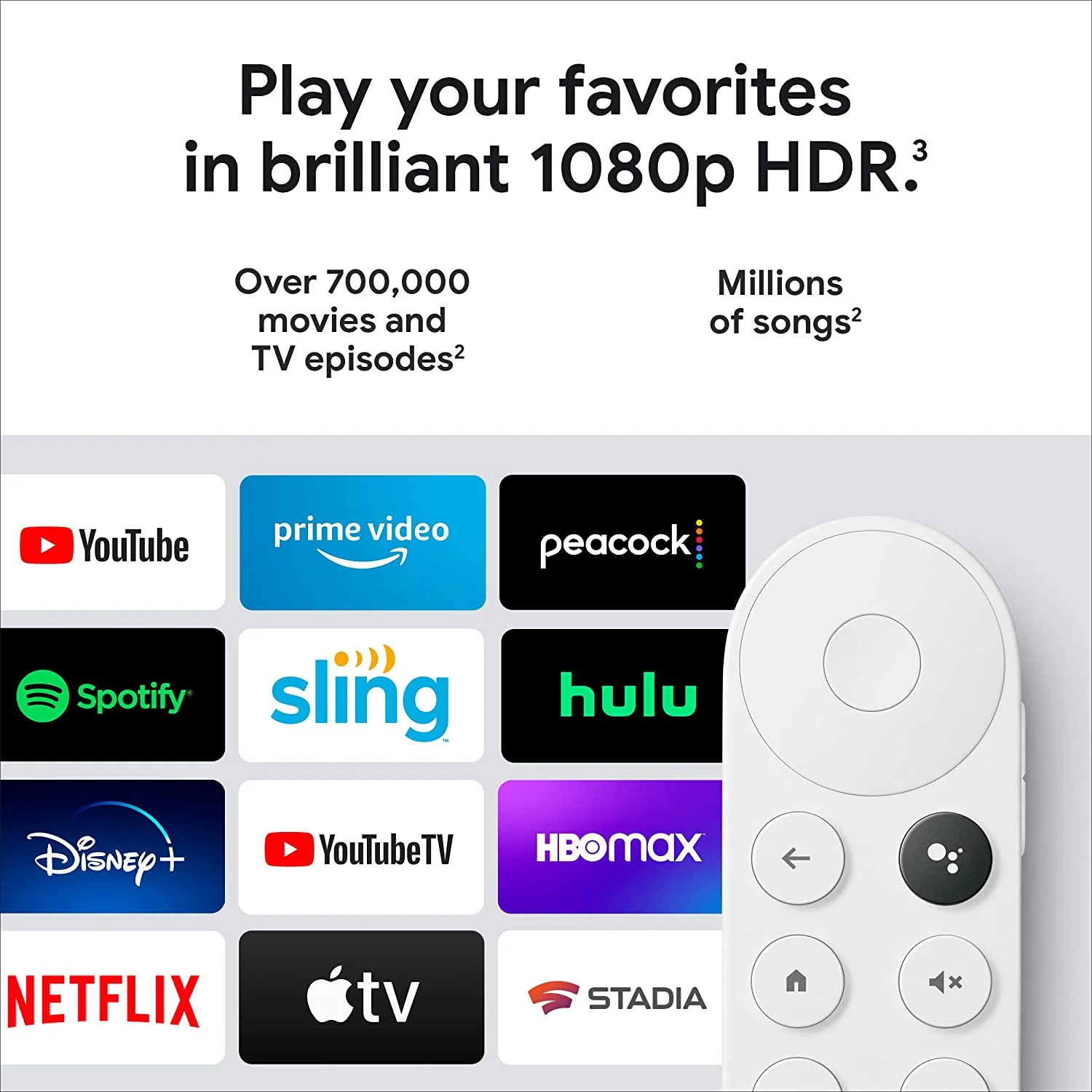 Google Chromecast with TV Media Streaming Device (White) - Image 3