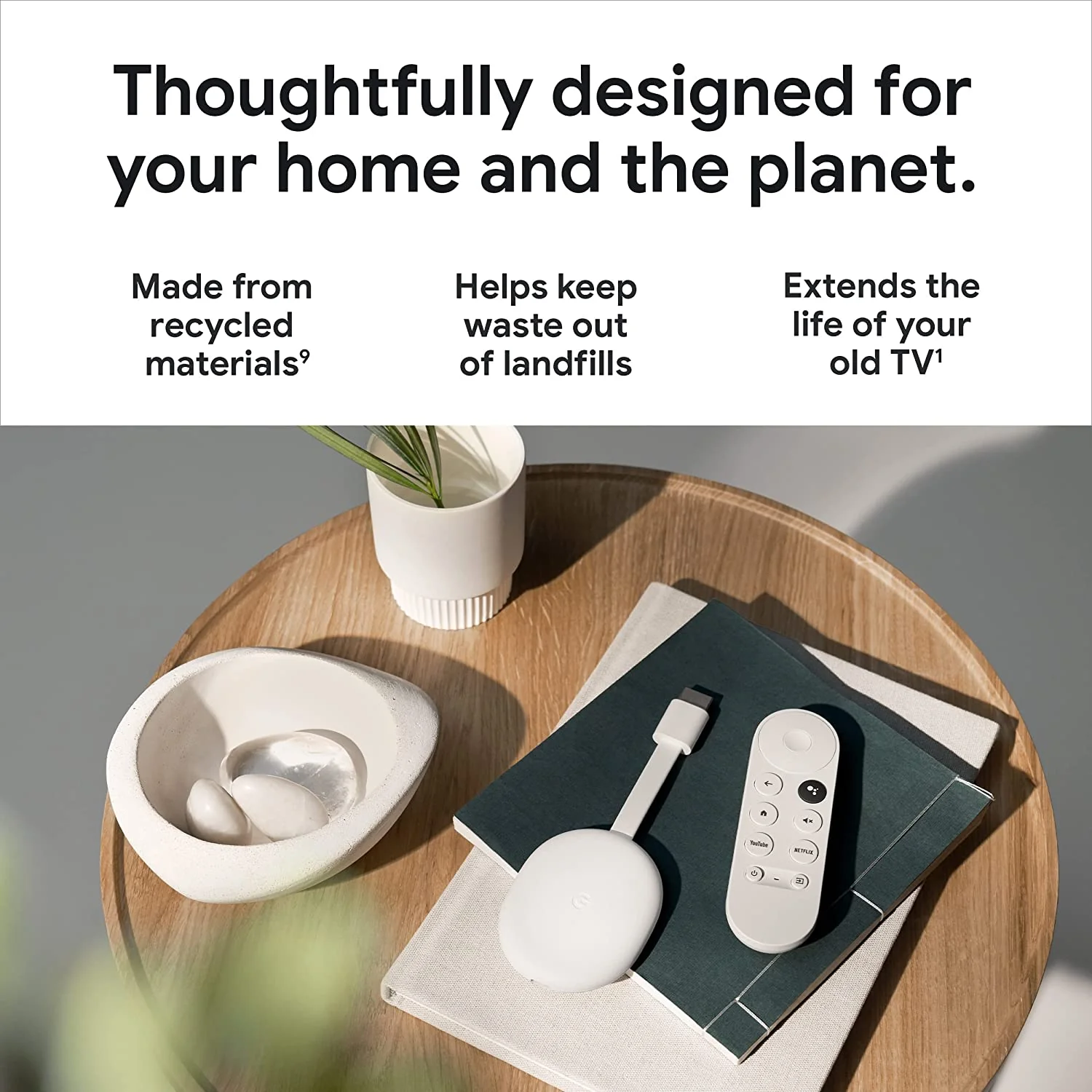 Google Chromecast with TV Media Streaming Device (White) - Image 7