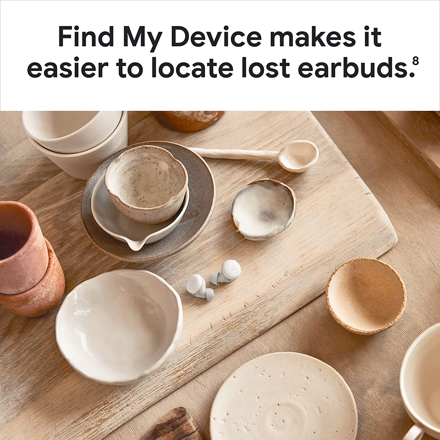 Google Pixel Buds A-Series - Wireless Earbuds - Headphones with Bluetooth - Clearly White - Image 11