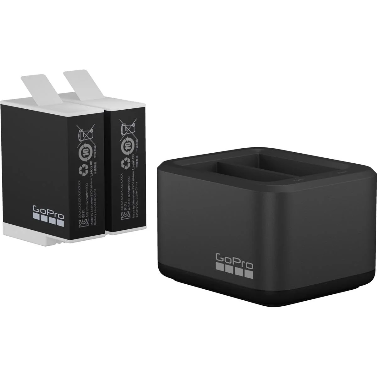 GoPro Dual Battery Charger + Enduro Battery for Hero 10, Hero 11 & Hero 12 Camera Battery Charger - Image 3