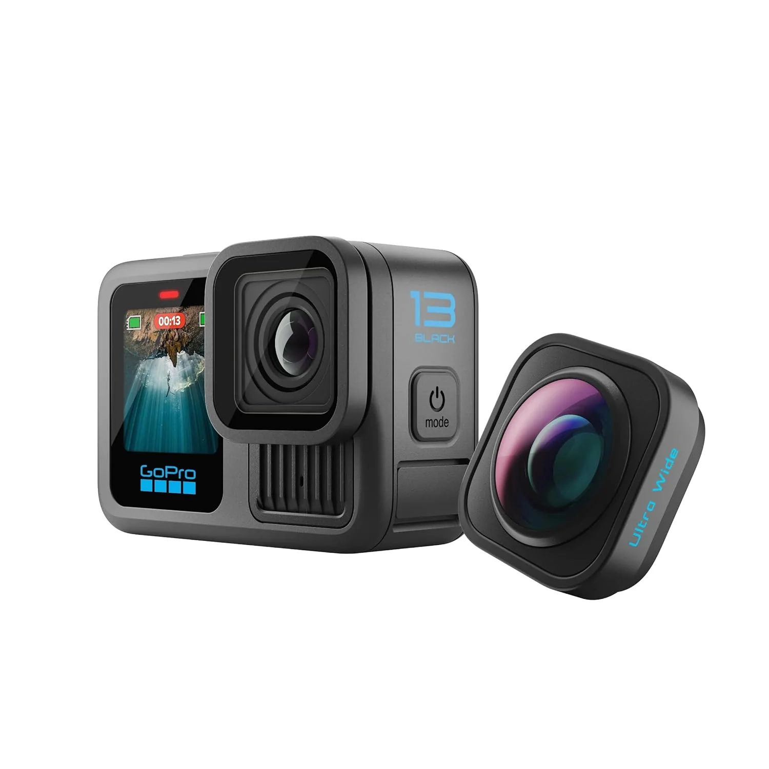 GoPro HERO13 Black Ultra Wide Edition - Waterproof Action Camera with 5.3K60 Video, 27MP Photo, Boosted 177-degree FOV + Compatability with HB-Series Lenses - Image 2