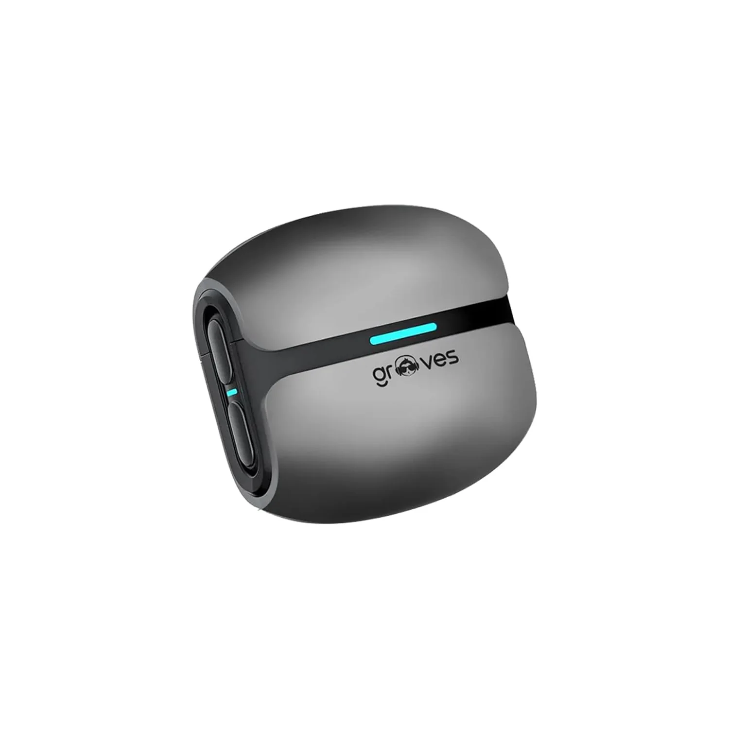 GROOVES Delta Spaceship Inspired Low Latency Gaming,True Bluetooth Gaming Dual Mode In Ear Headset, Upto 120 Hr Playtime 4 Mic Enc And Hybrid Eco Support With 400Mah Battery (White, True Wireless)