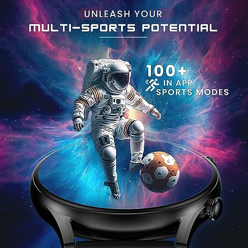 HAMMER Glide 1.43" AMOLED Round Dial Smart Watch with Calling Function, Premium Metallic Build, Always on Display, Multiple Sports Modes (Electric Blue) - Image 6
