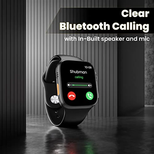 HAMMER Pulse X 1.83" Display Smart Watch with Bluetooth Calling, Voice Assistant & 60+ Sports Modes, SpO2, Heart Rate Tracking (Black) - Image 4