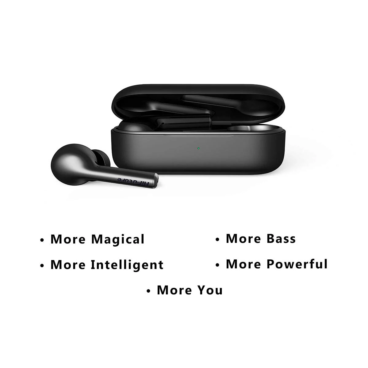 HiFuture FutureBuds Truly Wireless Bluetooth in Ear Earbuds with Mic (Black) - Image 5
