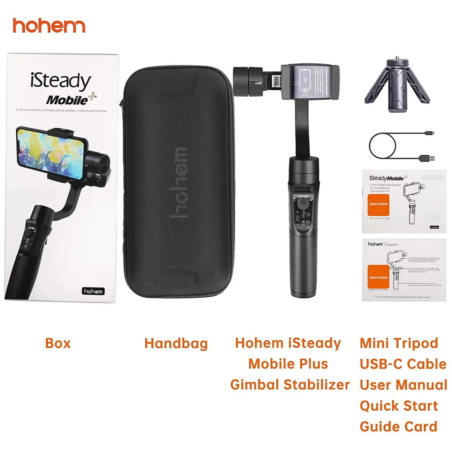hohem iSteady Mobile Plus 3 Axis Handheld Smartphone Gimbal Stabilizer - Image 6