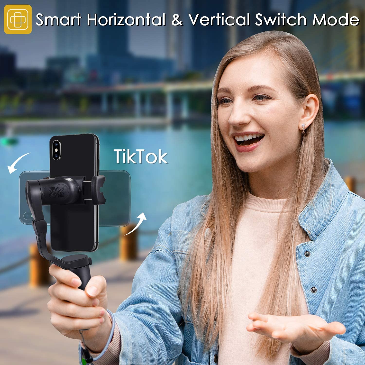 Hohem iSteady X - 3-Axis 259g Lightweight Smartphone Gimbal Foldable Handheld Pocket Stabilizer - Image 2