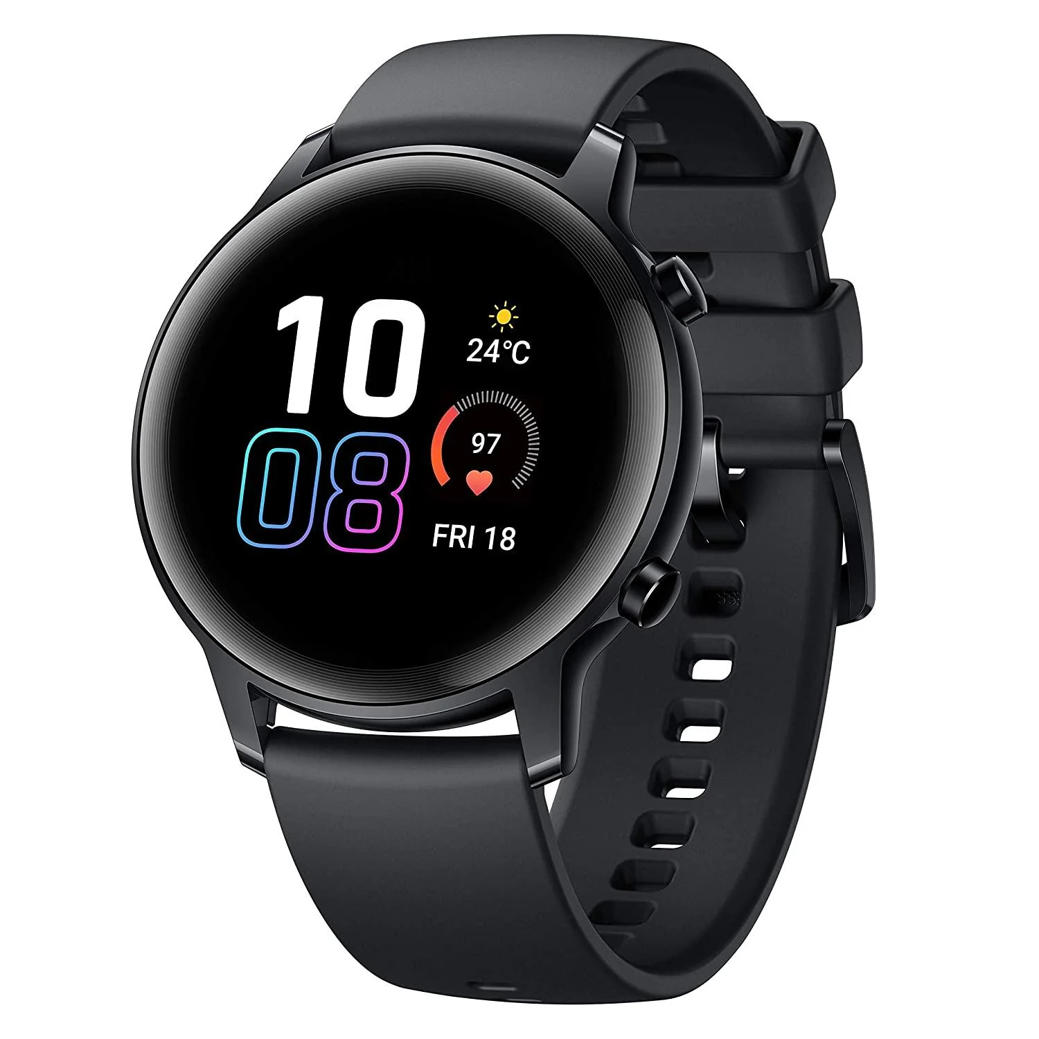 HONOR Magic Watch 2 (42 mm) Always On AMOLED Display, SpO2, 15 Workout Modes, Music Playback & In-Built Storage, Female Cycle & Sleep & HR Monitor, Personalized Watch Face, 7-Days Battery