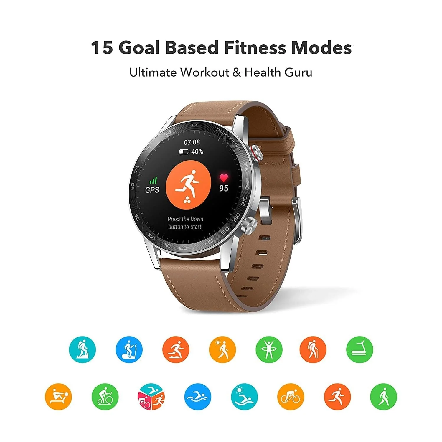Honor Magic Watch 2 46 mm 14-Days Battery, SpO2, BT Calling, AMOLED Screen - Image 8