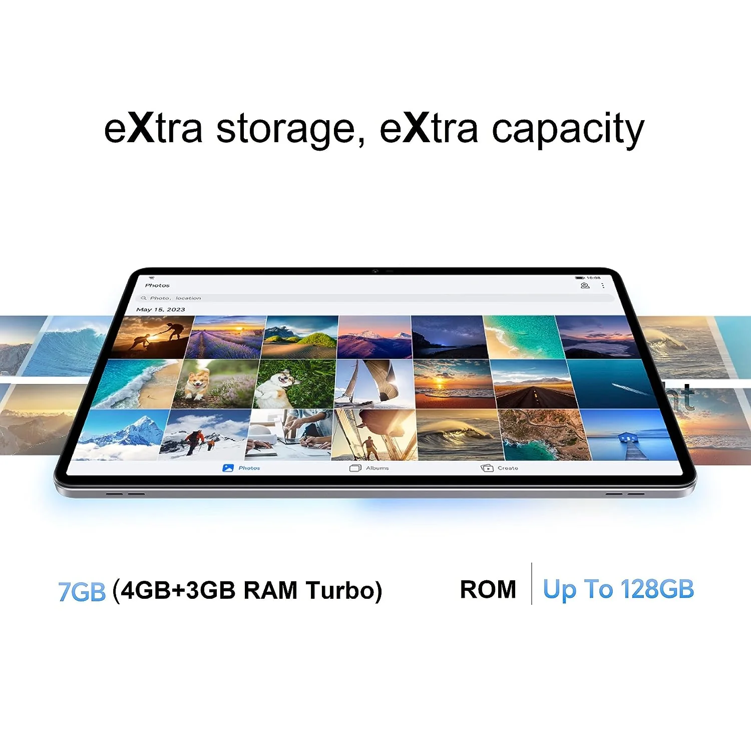 HONOR Pad X9 with Free Flip-Cover 11.5-inch (29.21 cm) 120Hz 2K Display, Snapdragon 685, 8GB (8GB+5GB RAM Turbo) 128GB ROM, 6 Speakers, Up-to 13 Hours Battery, Android, WiFi, Metal Body, Gray - Image 6