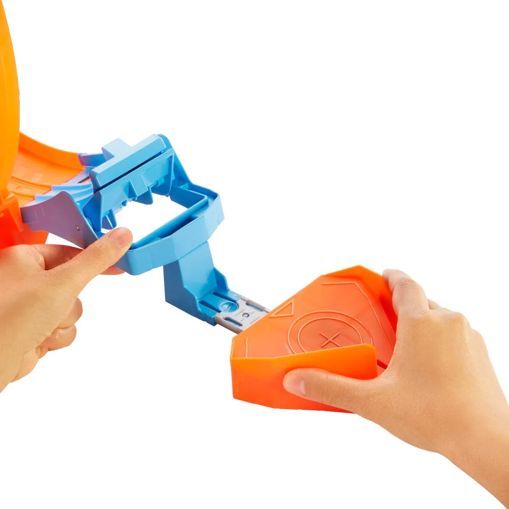 Hot Wheels® Loop Stunt Champion™ Track Set with Dual-Track Loop, Dual Launch, Spring Ramp & 1 Car for Kids 4 Years Old & Older - Image 6