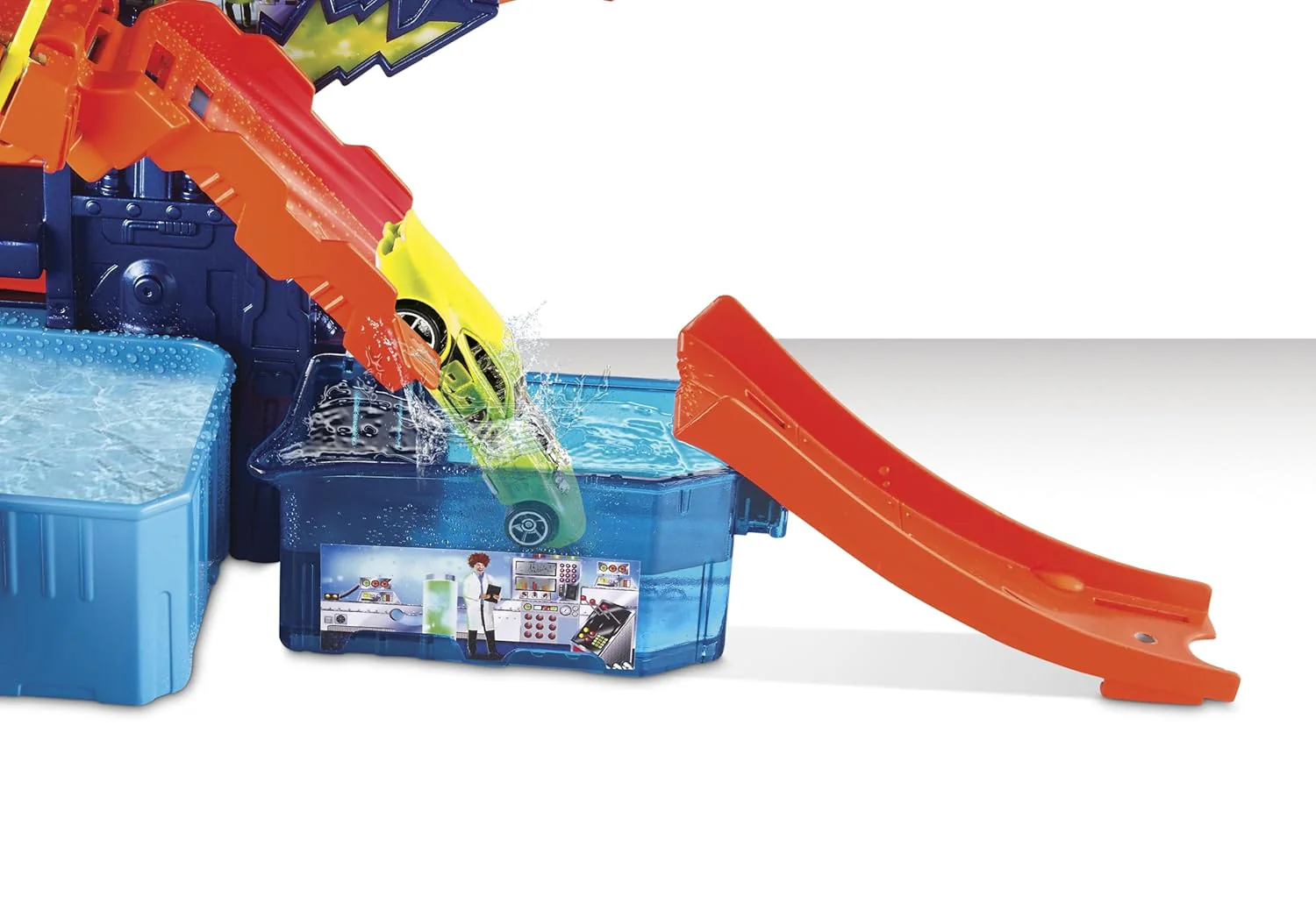 Hot Wheels Metal Shifters Color Splash Science Lab Playset, Multicolor - Image 2