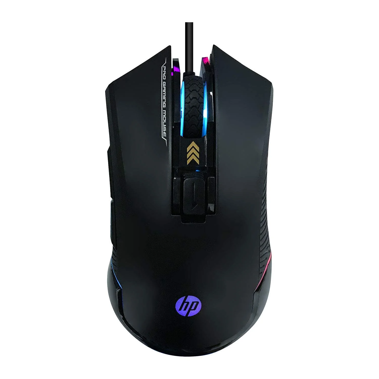 HP G360 RGB Backlighting USB Wired Gaming Mouse with 6 Programmable Buttons, Customizable 6200 DPI, Ergonomic Design, Non-Slip 3D Roller/ 3 Years Warranty (4QM92AA) - Image 4