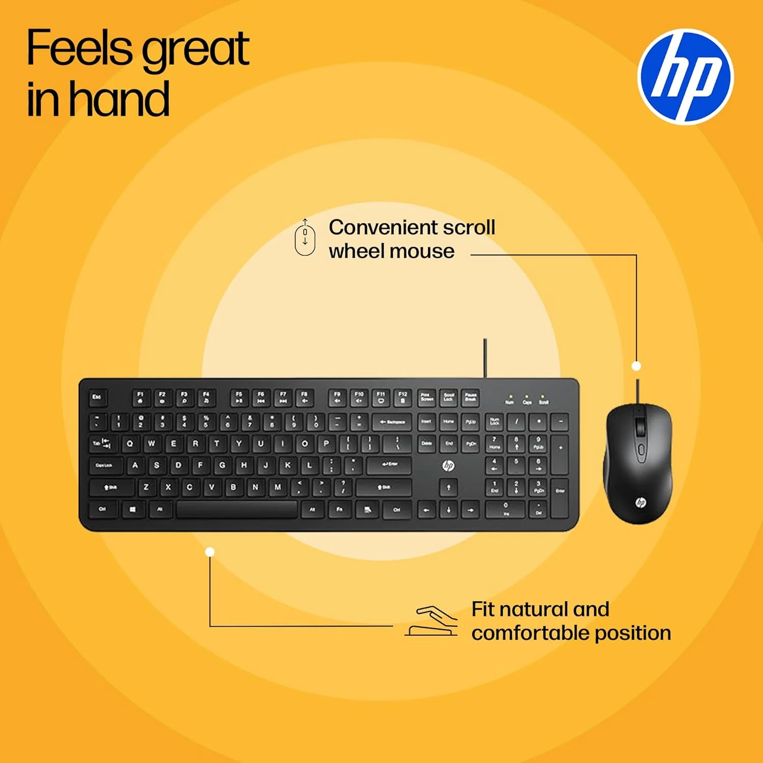 HP KM270 Wireless Mouse and Keyboard Combo (AB3D5AA) - Image 4