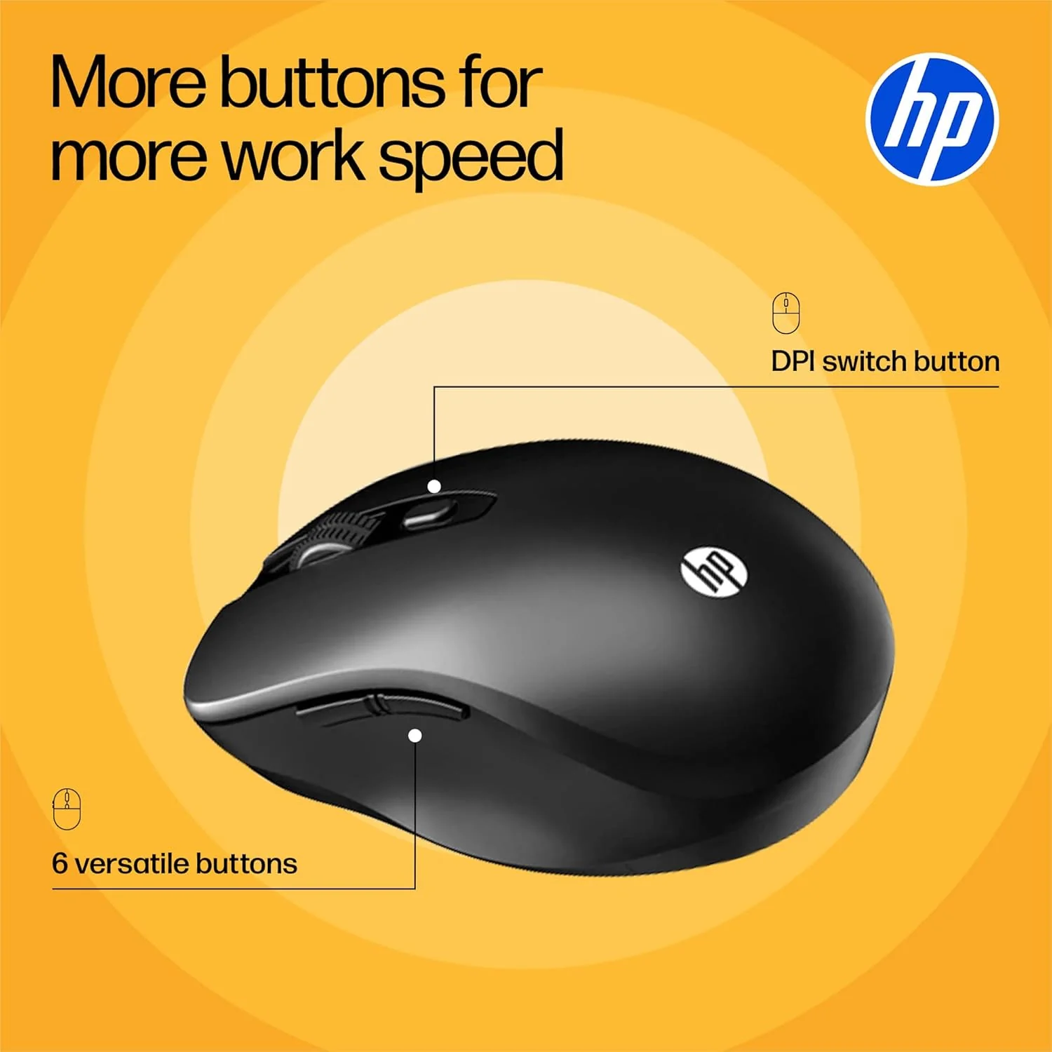 HP M190 Wireless Mouse (AB3C6AA) - Image 5