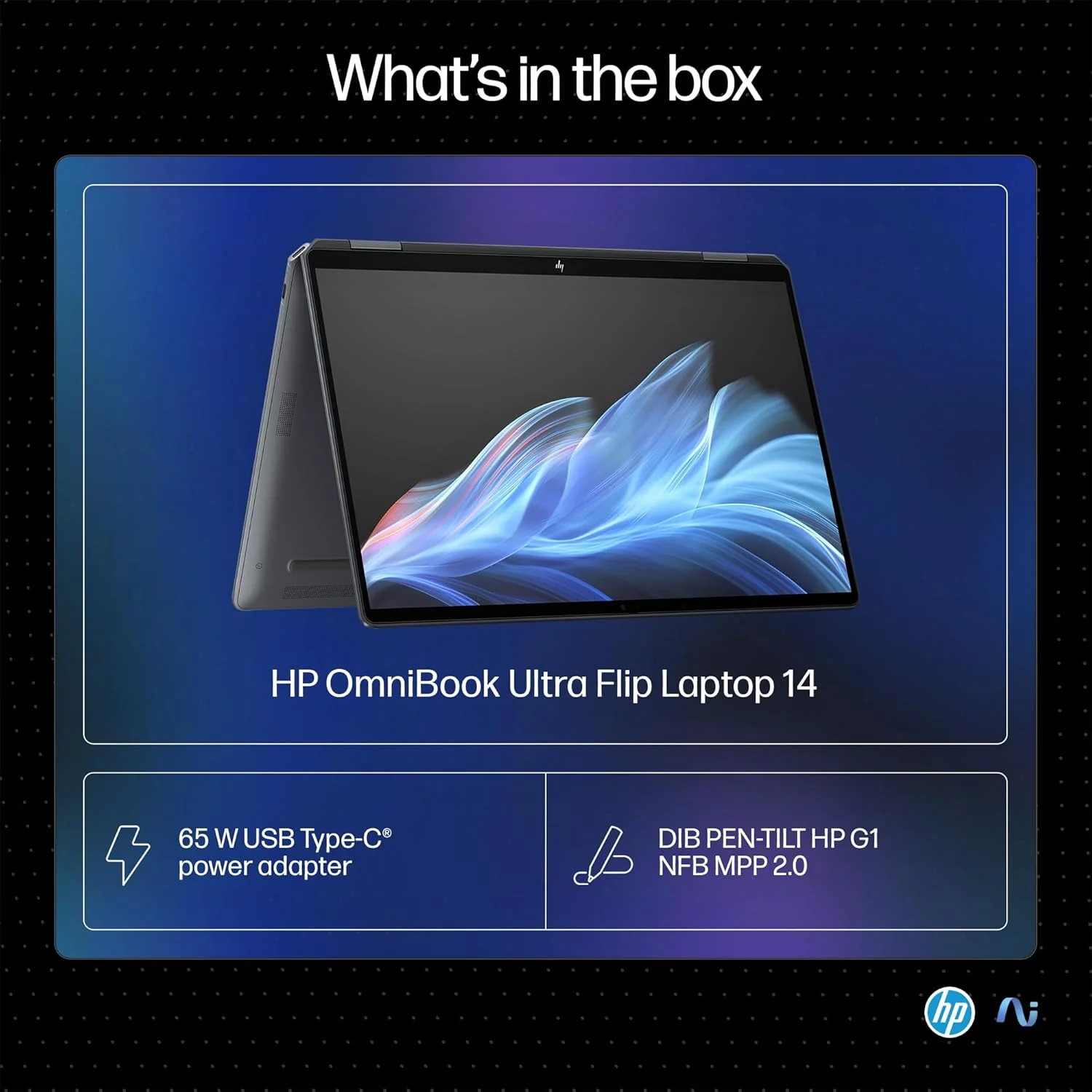 HP OmniBook Ultra Flip Next Gen AI PC Ultra 7 (32GB RAM/1TB SSD/2.8K OLED 16:10 90% STBR Touchscreen 500 nits/Windows 11/9MP Camera/Poly Studio/Backlit KB/MSO/14” (35.6cm)/Gray/1.34kg) fh0029TU Laptop (BRAND NEW/SEALED) - Image 15