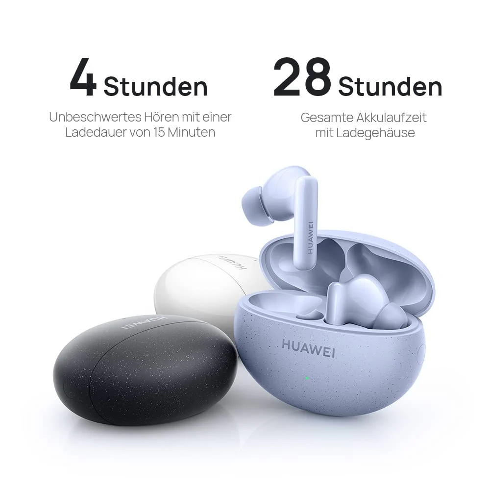 HUAWEI FreeBuds 5i True Wireless IE Headphones Ceramic (Isle Blue) - Image 3