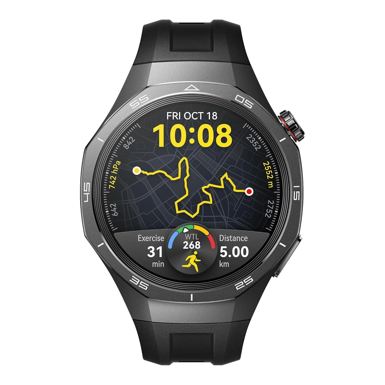 Huawei Watch GT5 Pro 46 mm Smartwatch, Sharp-Edged Design, Upto 14 Days Battery Life, Pro-Level Sports Watch, Health Tracking, iOS & Android Compatible, (Black) - Image 7