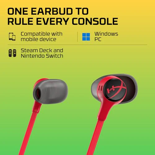 HyperX Cloud Earbuds Ii Gaming Earbuds with Mic-Red (705L8Aa),in Ear,Wired - Image 5