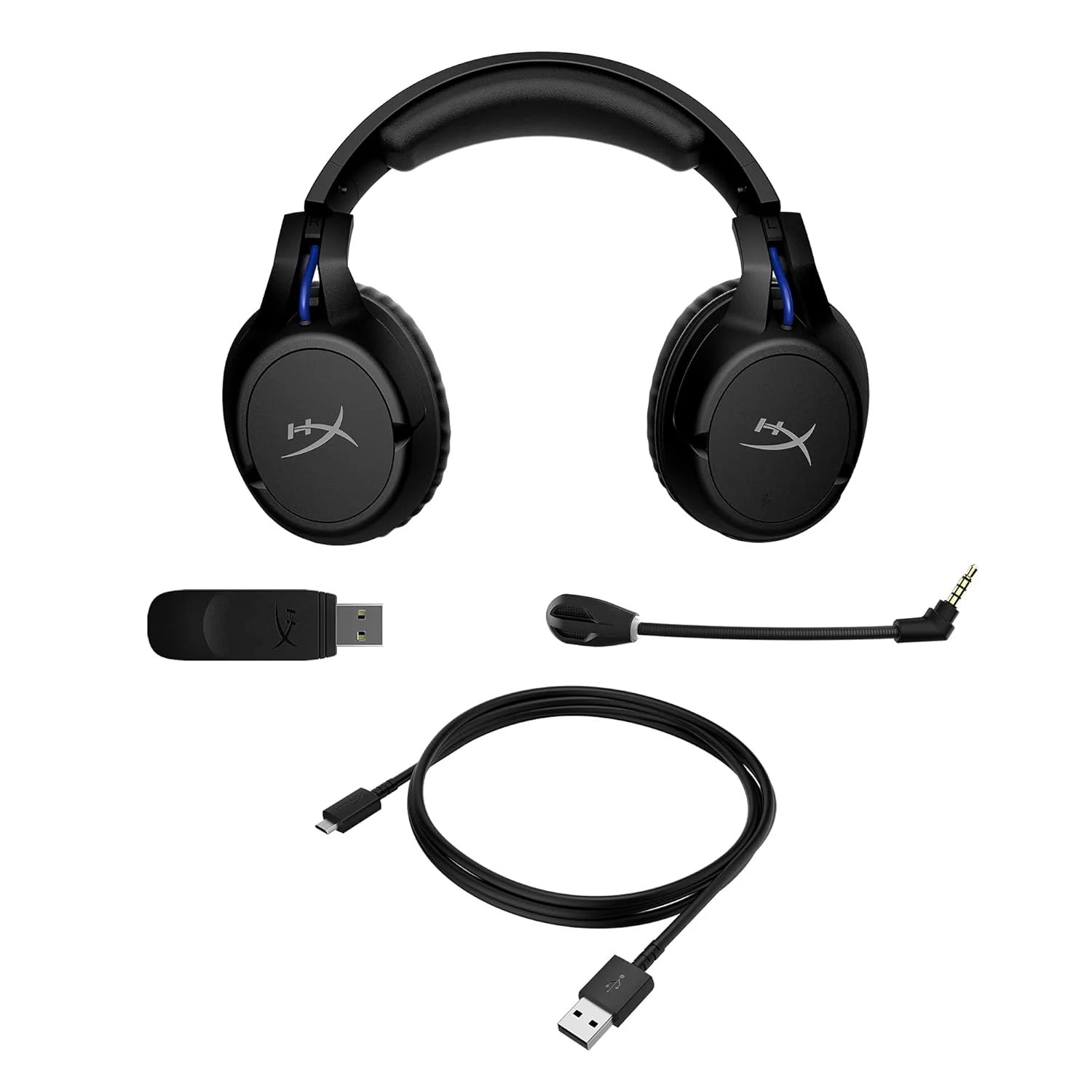 HyperX Cloud Flight-Wireless Gaming Headset for Ps5&Ps4,Up to 30-Hour Battery,Memory Foam Ear Cushions&Premium Leatherette,Noise-Cancelling Microphone with Led Mic Mute. (4P5H6Aa),Over Ear,Black - Image 6