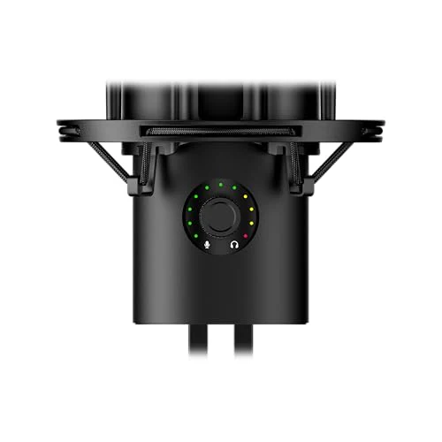 HyperX QuadCast 2 S – USB Microphone for Streamers and Content Creators, 32-bit bit Depth 192kHz Sampling Rate, 100+ aRGB LEDs, PC Win11, Mac, Steam Deck, USB-C - Black - Image 2