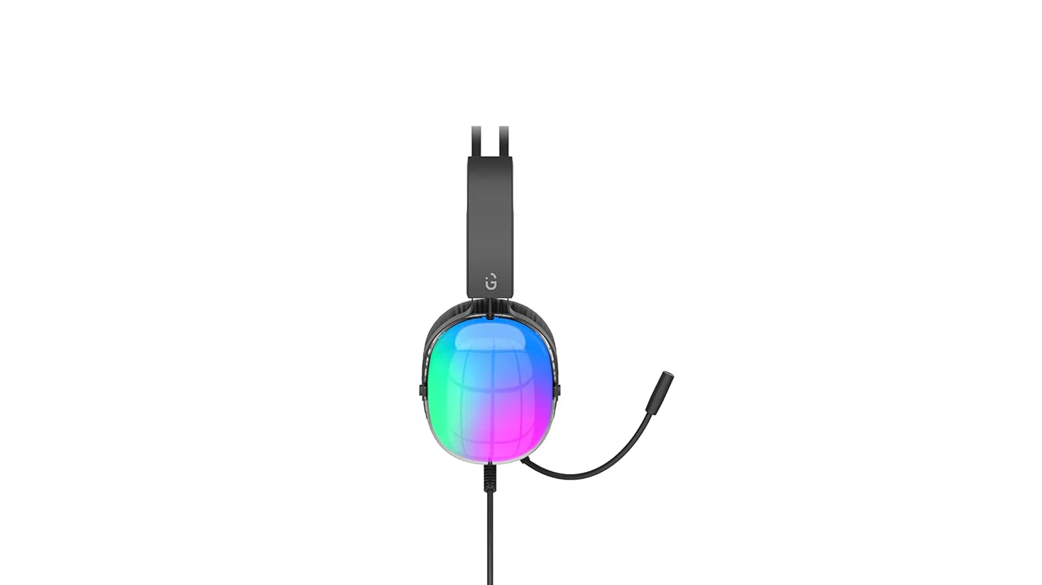 iGear Falcon Wired Gaming Headphone with Active Noise Cancellation(ANC)|RGB Headphone with 360° Mic|50mm Audio Driver|Mutijack 2m Wire|Univesally Compatible with iOS,Android,Windows,Xbox,Play Station - Image 2