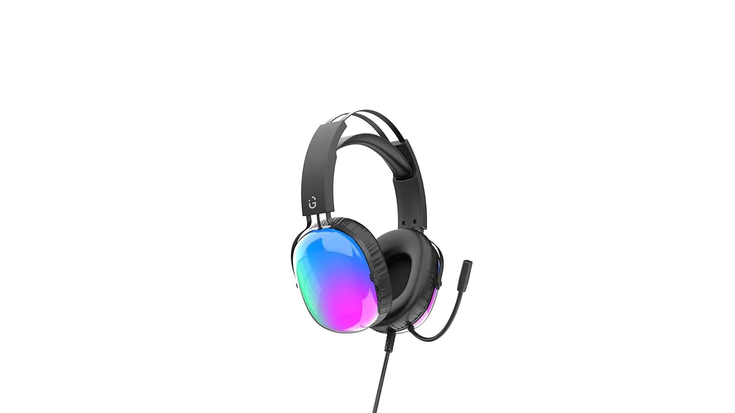 iGear Falcon Wired Gaming Headphone with Active Noise Cancellation(ANC)|RGB Headphone with 360° Mic|50mm Audio Driver|Mutijack 2m Wire|Univesally Compatible with iOS,Android,Windows,Xbox,Play Station - Image 3