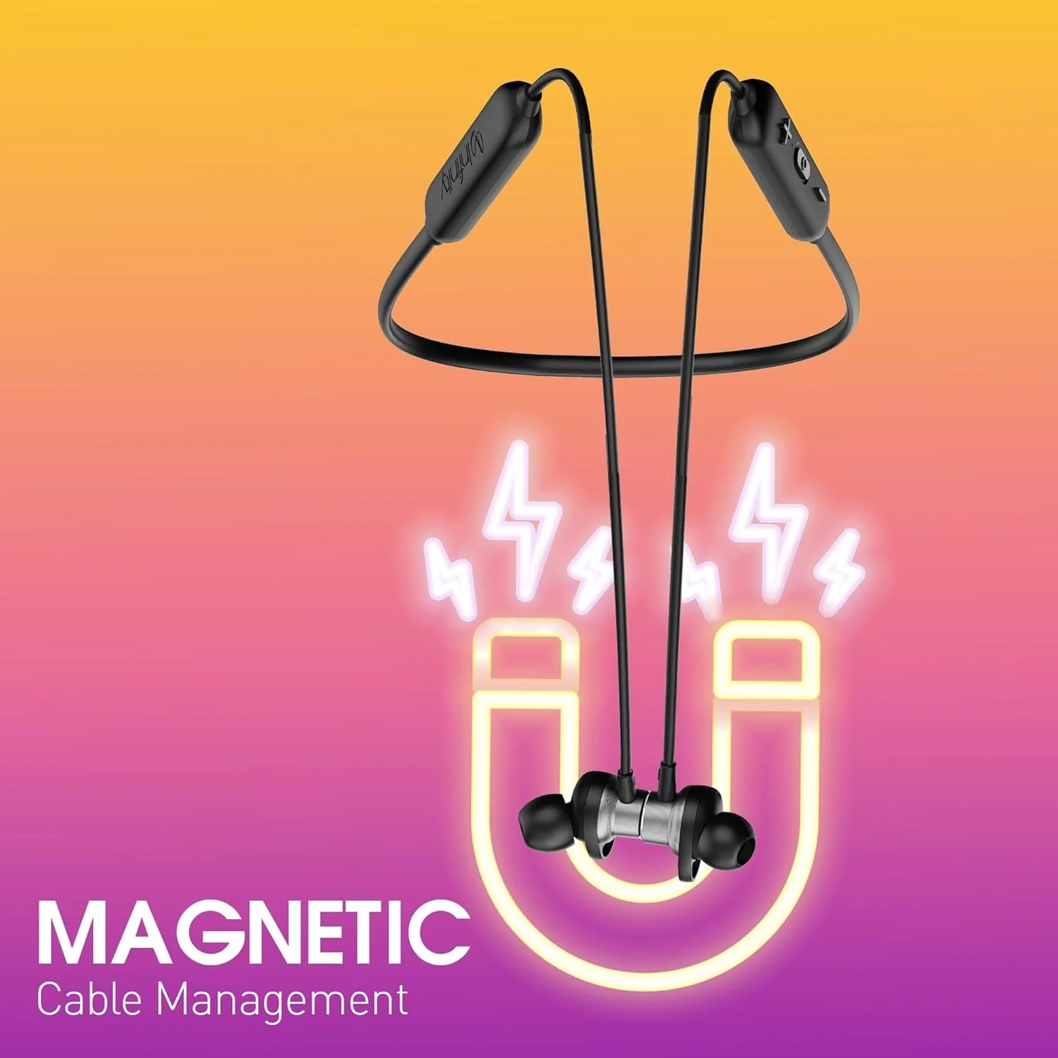 Infinity - JBL Tranz N400, in-Ear Headphones with 36 Hr Playtime, Fast Charge, Deep Bass Sound, Dual Equalizer, IPX5 Sweatproof, Bluetooth Headset (Black) - Image 7