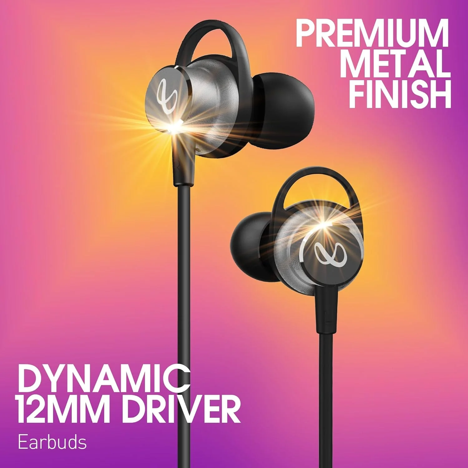 Infinity - JBL Tranz N400, in-Ear Headphones with 36 Hr Playtime, Fast Charge, Deep Bass Sound, Dual Equalizer, IPX5 Sweatproof, Bluetooth Headset (Black) - Image 8