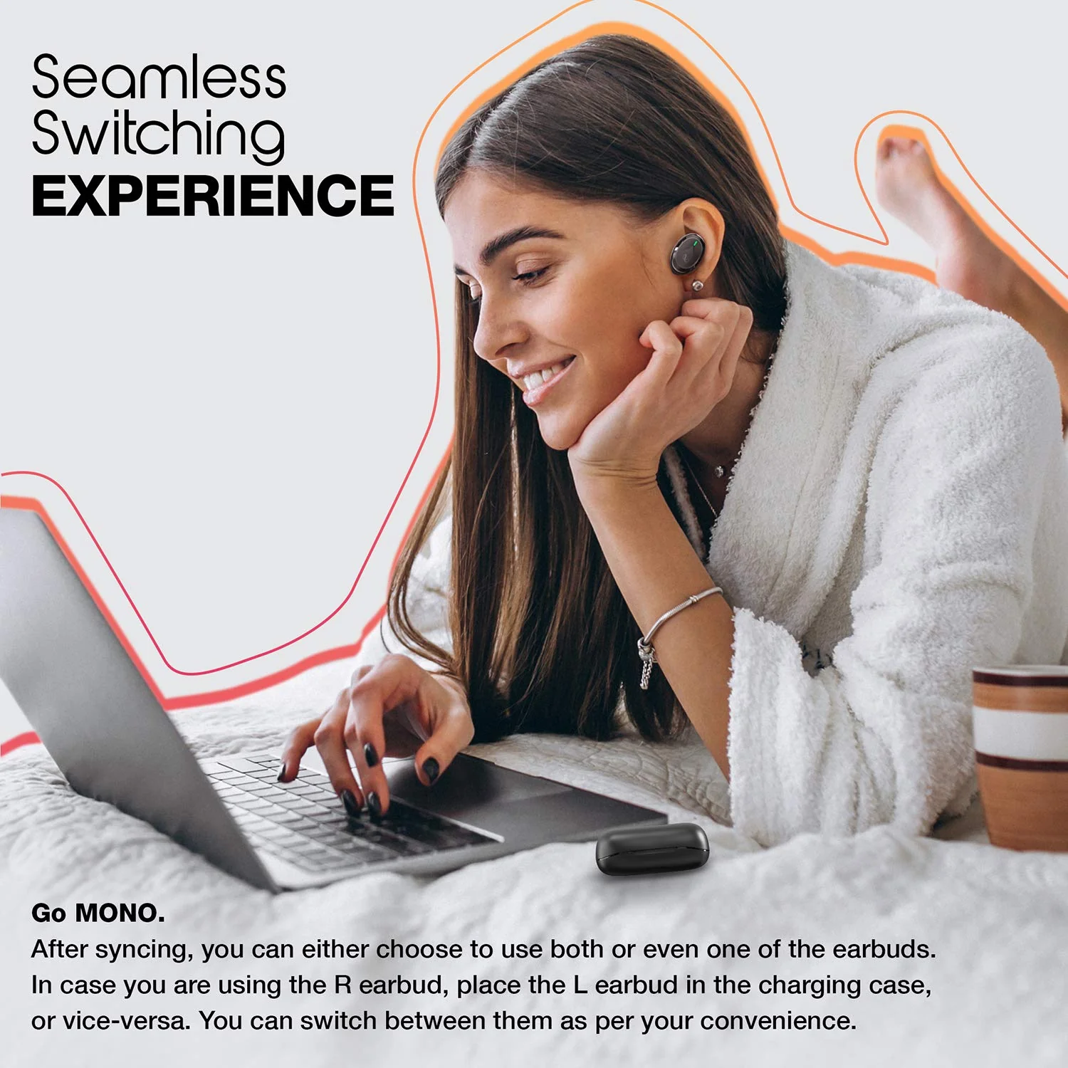 Infinity Swing 350 Bluetooth Truly Wireless in Ear Earbuds with mic - Image 4