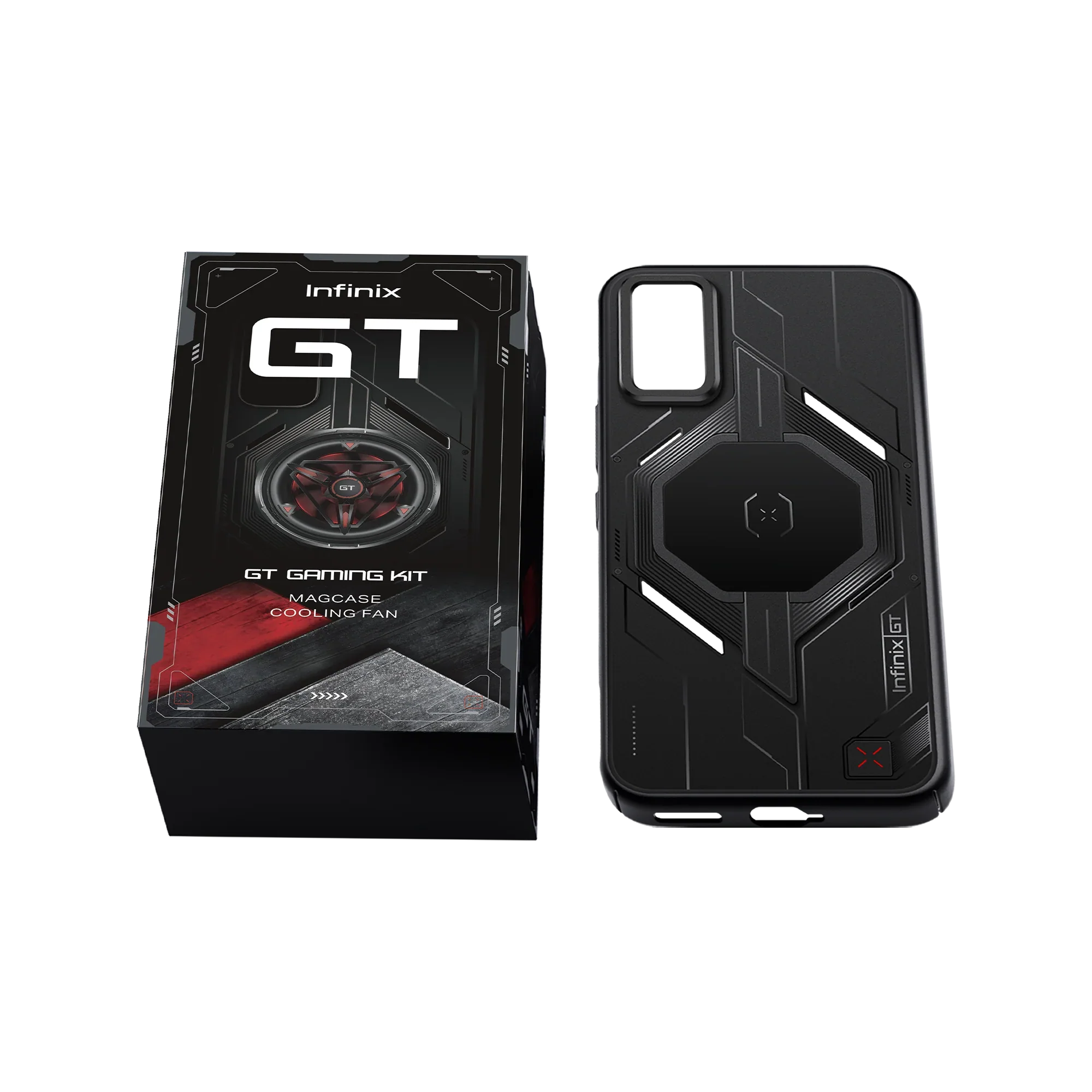 Infinix XG03+X6873 Gaming Accessory Kit (Black, Red, For Android) - Image 2