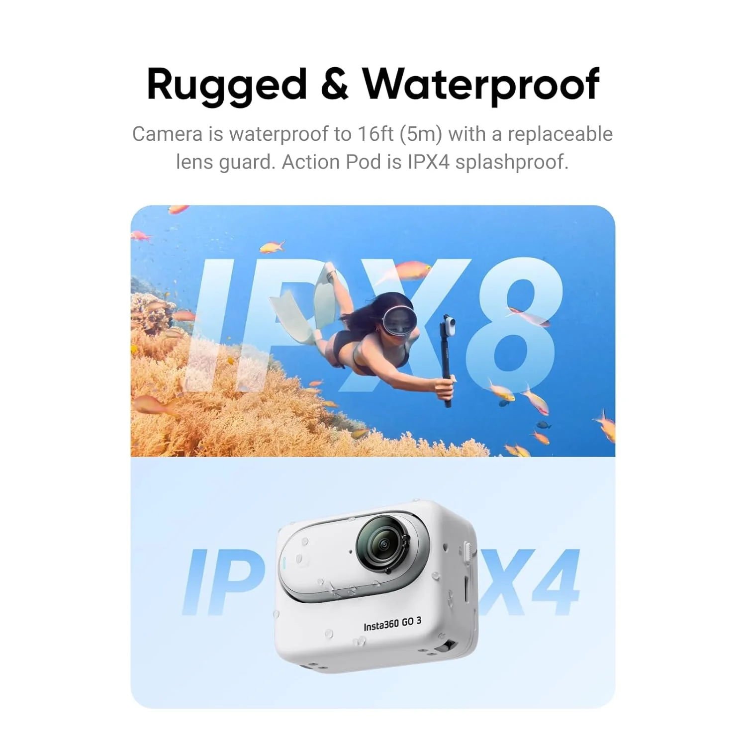 insta360 GO 3 (64GB) - Small & Lightweight Action Camera (64 GB) - Image 3